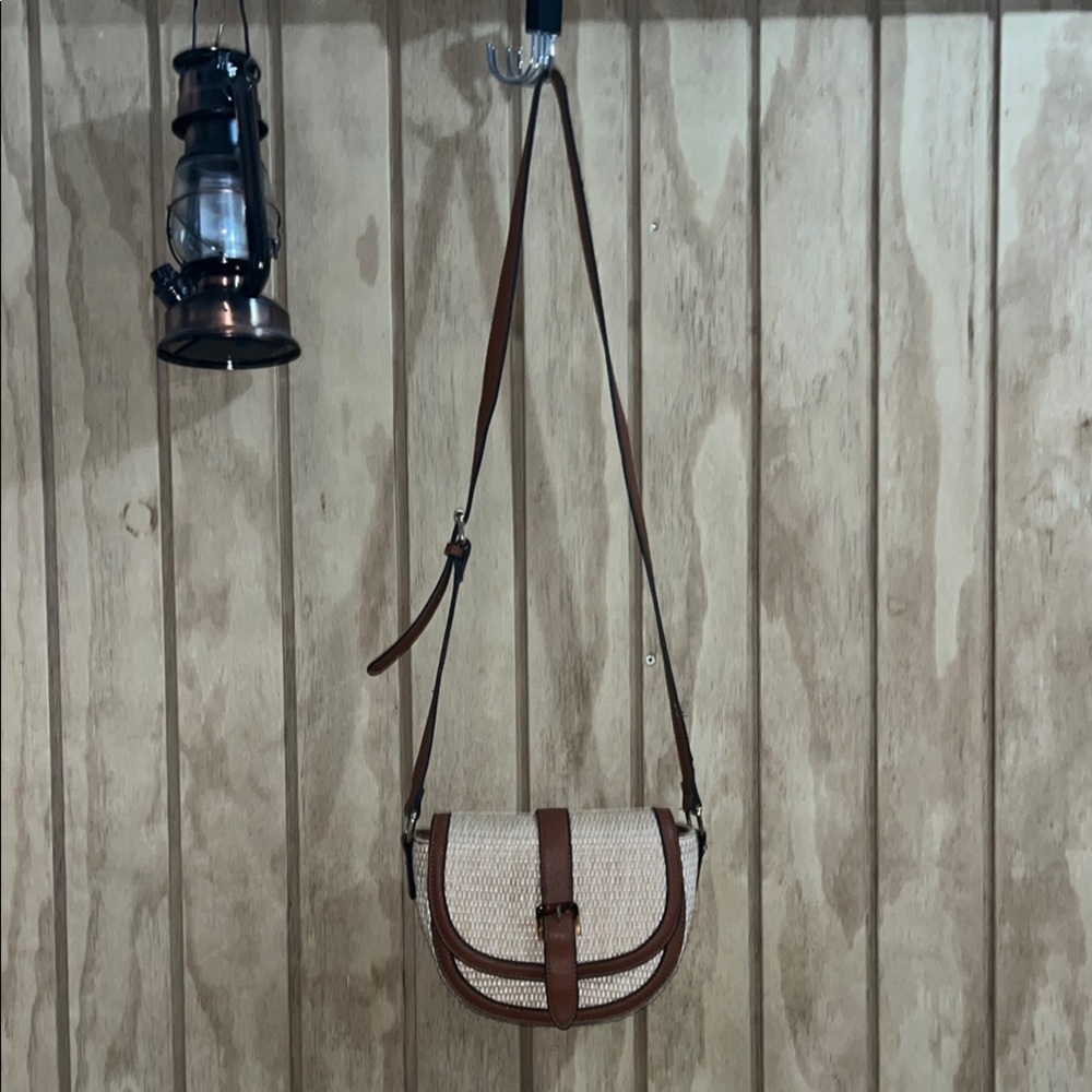 Izzy & Ali Brown And Tan Crossbody Bag